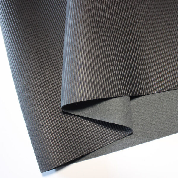 XZ73675 fine ribbed PVC leather for sofa upholstery (6) fine woven texture PVC leather with cotton velvet backing