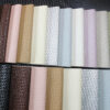 Basket weave embossed PVC leather material for bags