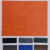 XZ60029 two-tone lychee grain PVC bag leather in multiple colors