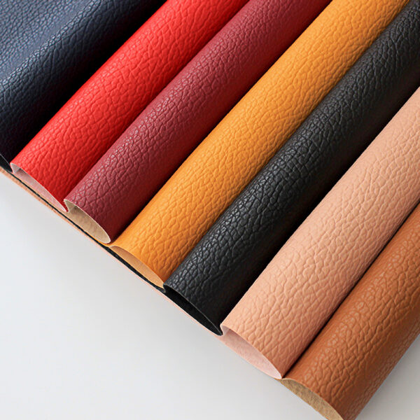 XZ60036 lychee grain PVC bag leather rolls for handbags and luggage