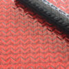 XZ60050 chevron embossed PVC leather with glossy surface