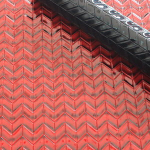 XZ60050 chevron embossed PVC leather with glossy surface
