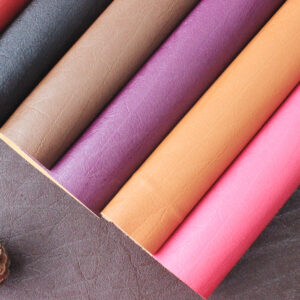 XZ60094 0.8mm bark grain PVC bag leather in multiple colors