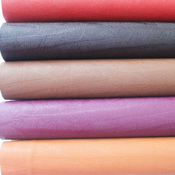 XZ60094 0.8mm bark grain PVC bag leather in multiple colors