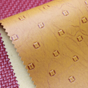 XZ73091 geometric embossed pattern PVC leather for handbags