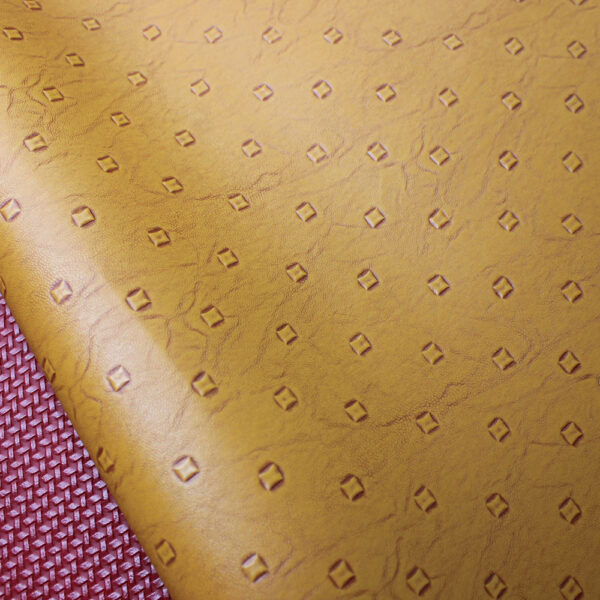 XZ73091 geometric embossed pattern PVC leather for handbags