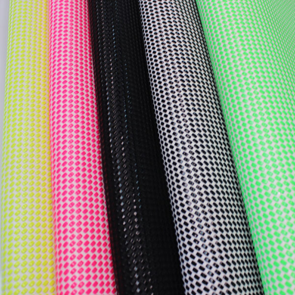 XZ73132 micro square embossed PVC leather for bags