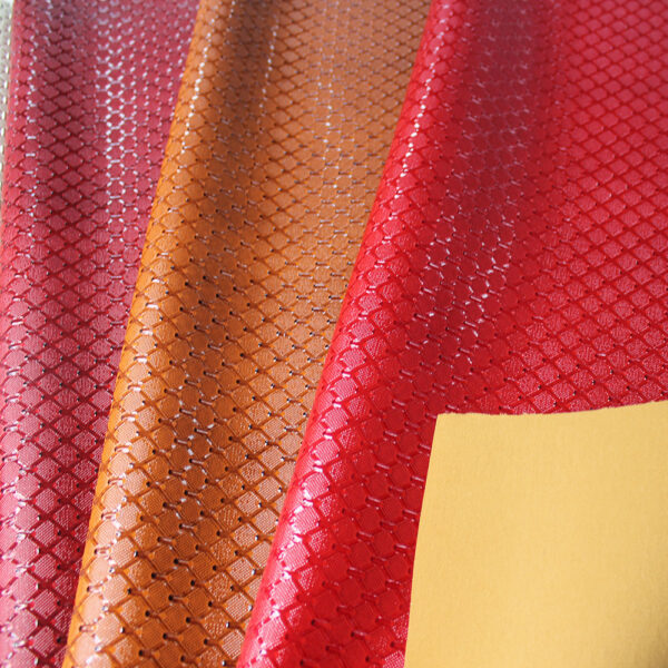 xz73135-honeycomb-embossed-pvc-leather (1) XZ73135 honeycomb embossed PVC leather for bags