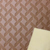 XZ73217 geometric embossed PVC leather with diamond pattern for bags