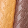 XZ73217 geometric embossed PVC leather with diamond pattern for bags