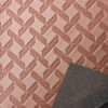 XZ73217 geometric embossed PVC leather with diamond pattern for bags