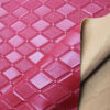 XZ73219 3D geometric embossed PVC leather with diamond pattern for bags
