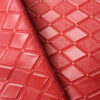 XZ73219 3D geometric embossed PVC leather with diamond pattern for bags