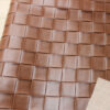 XZ73235 large basket weave PVC leather for bags