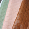 XZ73235 large basket weave PVC leather for bags