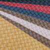 XZ73237 printed woven pattern embossed PVC leather for handbags