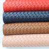 XZ73237 printed woven pattern embossed PVC leather for handbags