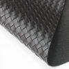 XZ73237 printed woven pattern embossed PVC leather for handbags