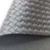 XZ73237 printed woven pattern embossed PVC leather for handbags