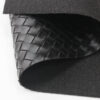 XZ73237 printed woven pattern embossed PVC leather for handbags