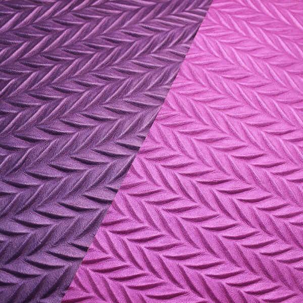 XZ73260 herringbone embossed PVC leather with chevron pattern for bags