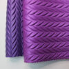 XZ73260 herringbone embossed PVC leather with chevron pattern for bags