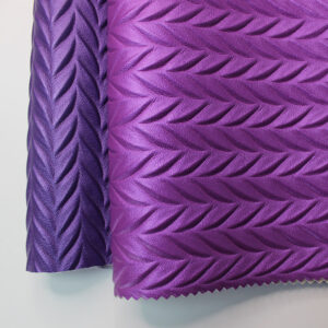 XZ73260 herringbone embossed PVC leather with chevron pattern for bags
