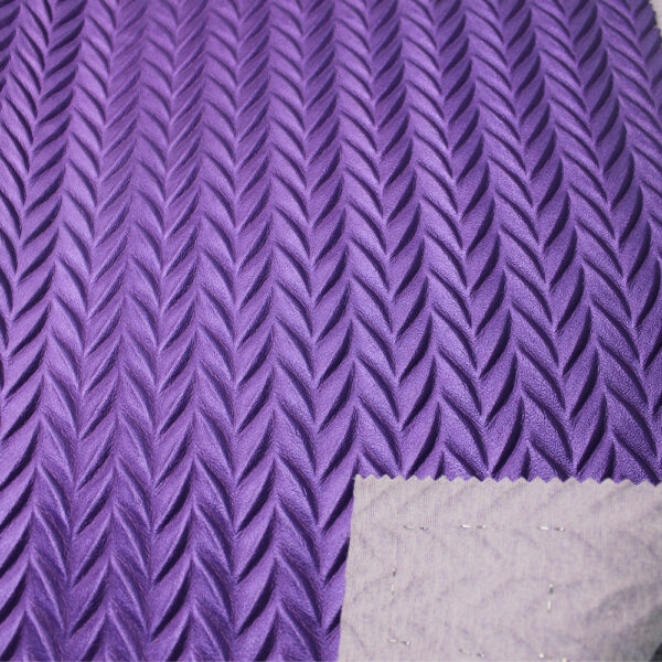 XZ73260 herringbone embossed PVC leather with chevron pattern for bags