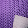 XZ73260 herringbone embossed PVC leather with chevron pattern for bags