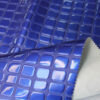 XZ73261 geometric embossed PVC leather with square pattern for bags