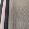 XZ73279 woven texture embossed PVC leather with textile pattern for bags