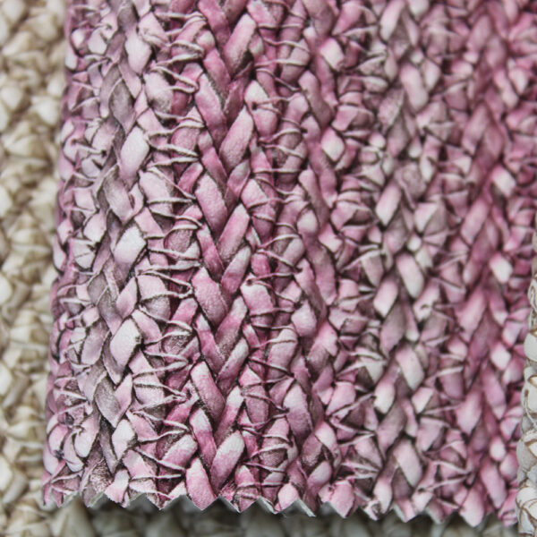 xz73288-braided-woven-embossed-pvc-leather (6) XZ73288 braided woven embossed PVC leather with woven texture for bags
