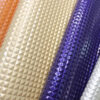 XZ73292 3D diamond embossed PVC leather with glossy surface