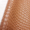 XZ73301 basket weave embossed PVC leather with woven pattern for bags
