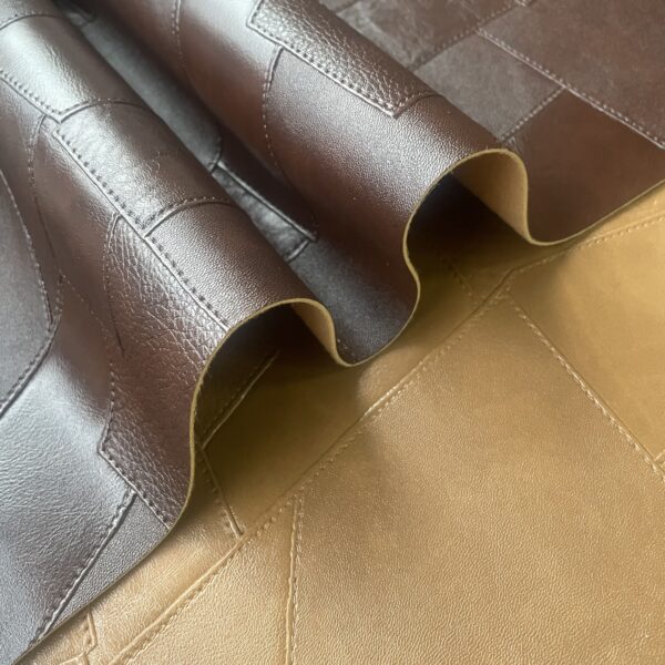 XZ73387 large woven PVC leather for bags