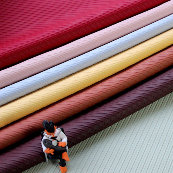 XZ73430 fine line embossed PVC leather material