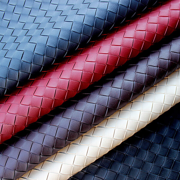 xz73431-basket-weave-pvc-leather-for-bags (2) XZ73431 basket weave PVC leather for bags