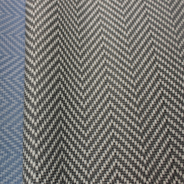 XZ73434 woven texture PVC leather with textile surface