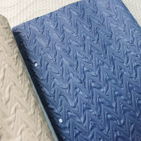XZ73445 geometric woven PVC leather for bags