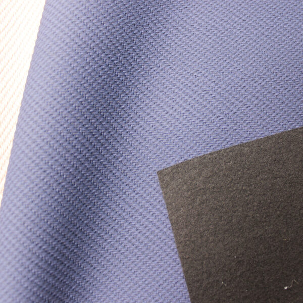 woven texture PVC sofa leather with brushed fabric backing