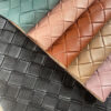XZ73513 large basket weave embossed PVC leather with woven pattern
