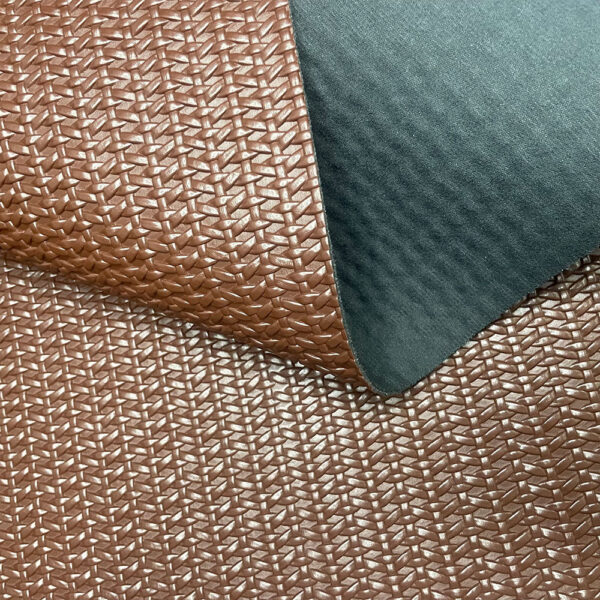 XZ73516 PVC leather with cotton-like velvet backing