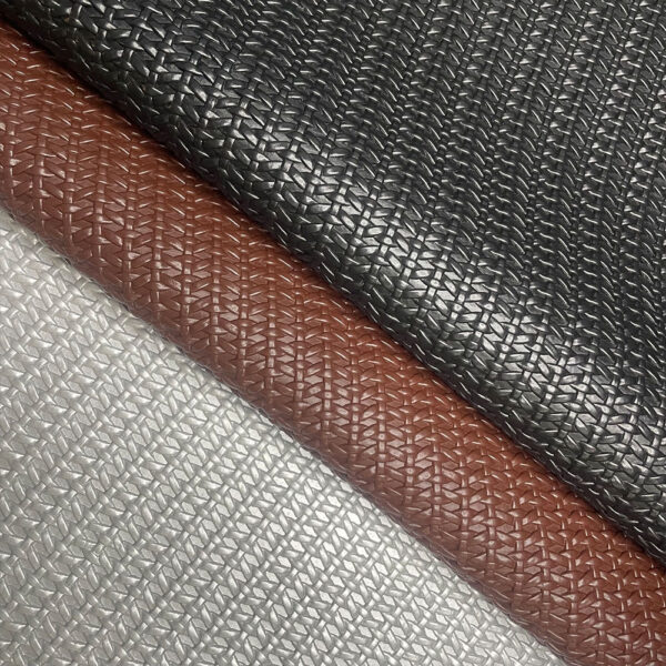 XZ73516 PVC leather with cotton-like velvet backing