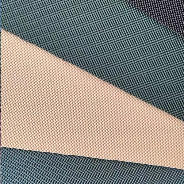 XZ73529 micro diamond embossed PVC leather with fine geometric texture
