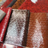 XZ73595 chevron pattern embossed PVC leather for bags