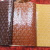 XZ73595 chevron pattern embossed PVC leather for bags