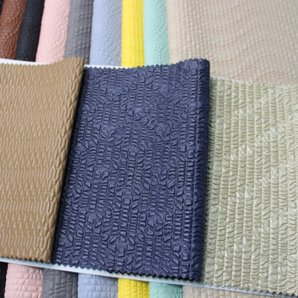 fine wrinkle PVC leather for couch upholstery