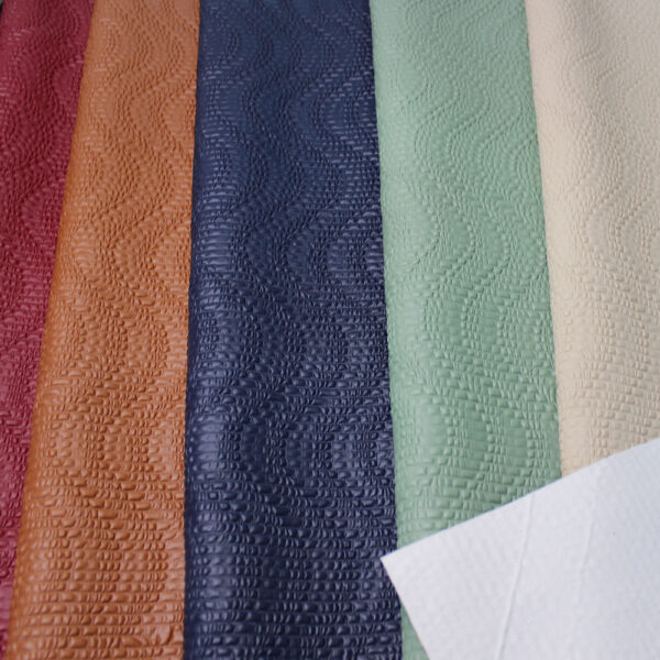 XZ73600 PVC leather with cotton velvet backing
