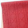 XZ73677 woven texture PVC leather with fabric-like embossed surface