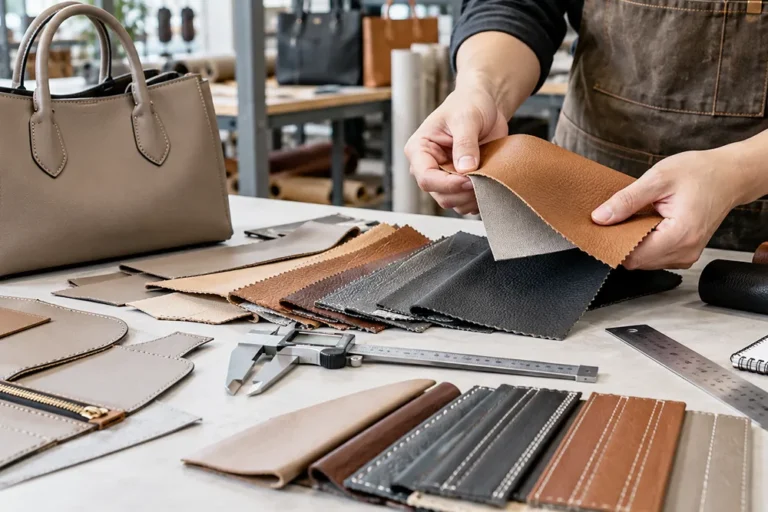 Test Synthetic Leather Before Bag Production